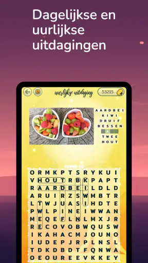 Woordzoeker met afbeeldingen screenshot