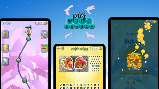 Woordzoeker met afbeeldingen screenshot