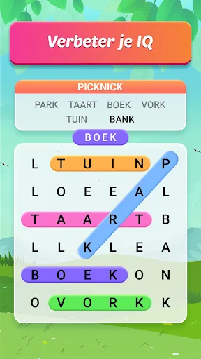 Woordzoeker Puzzel screenshot
