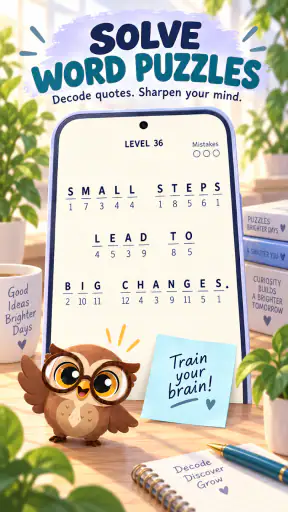 Word Finder: Cryptogram Puzzle screenshot