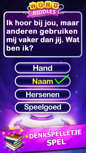 Word Riddles - Hersentest woor screenshot