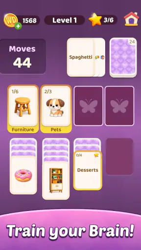 Wordington Solitaire screenshot