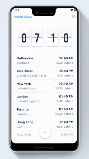 World Clock screenshot