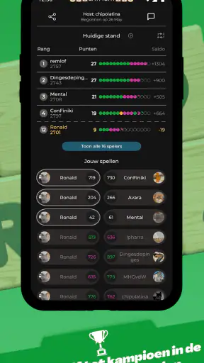 Wurdian: multiplayer woordspel screenshot