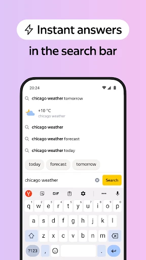 Yandex Browser screenshot