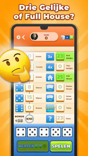 Yatzy - Dobbelstenenspel screenshot