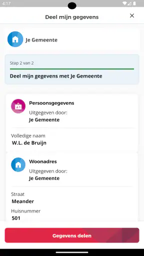 Yivi screenshot