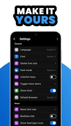 Your News - RSS-feedlezer screenshot