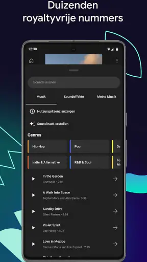 YouTube Create: videobewerking screenshot
