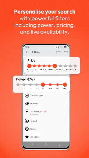 Zapmap: EV charging points map screenshot