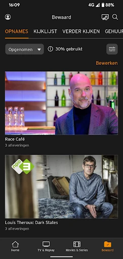 Ziggo GO TV screenshot