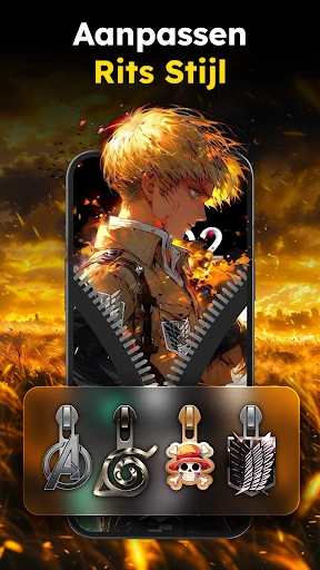 Zipper Lock Wallpapers Screen screenshot