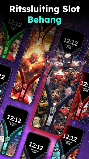 Zipper Lock Wallpapers Screen screenshot