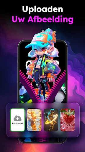 Zipper Lock Wallpapers Screen screenshot