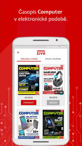 Živě.cz screenshot