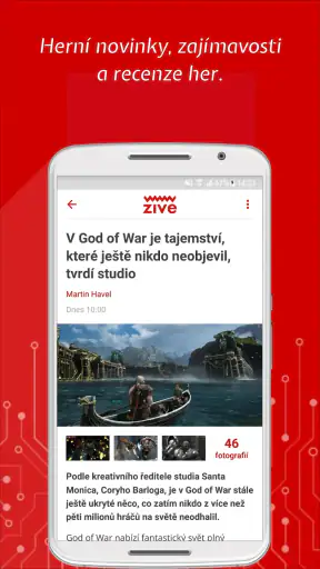 Živě.cz screenshot