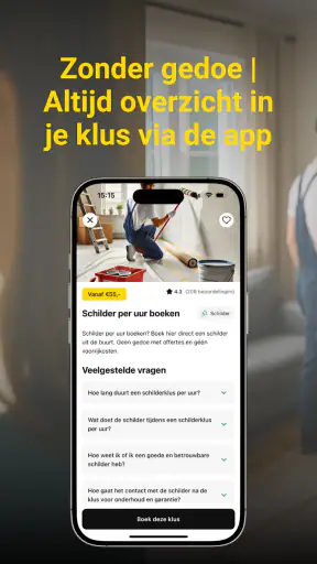 Zoofy - Boek snel een vakman screenshot
