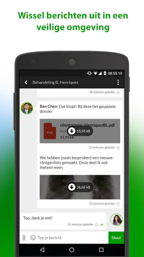 Zorg Messenger screenshot