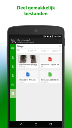 Zorg Messenger screenshot