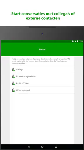 Zorg Messenger screenshot