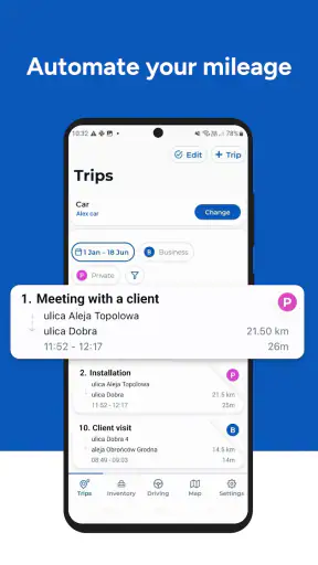 ABAX Driver screenshot