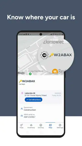 ABAX Driver screenshot