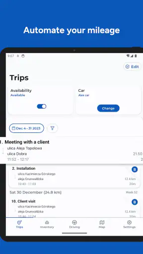 ABAX Driver screenshot