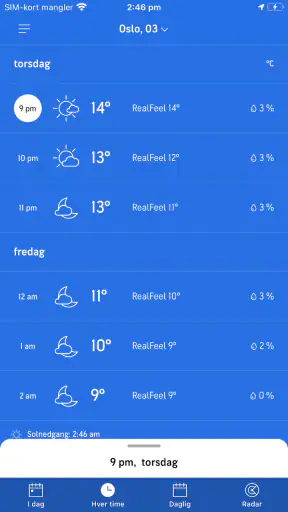 AccuWeather screenshot