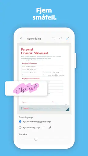 Adobe Scan: skann PDF/OCR screenshot