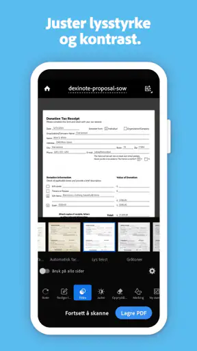 Adobe Scan: skann PDF/OCR screenshot