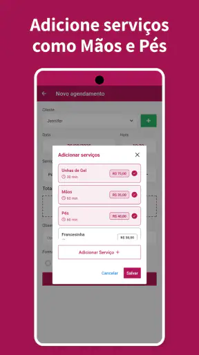 Agenda para Manicure - AppNail screenshot