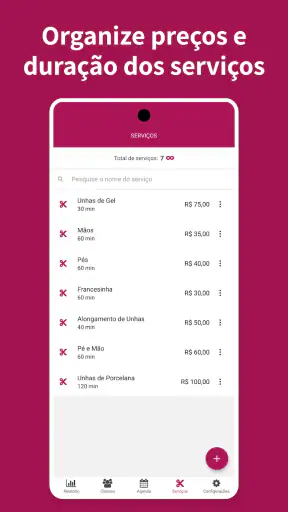 Agenda para Manicure - AppNail screenshot