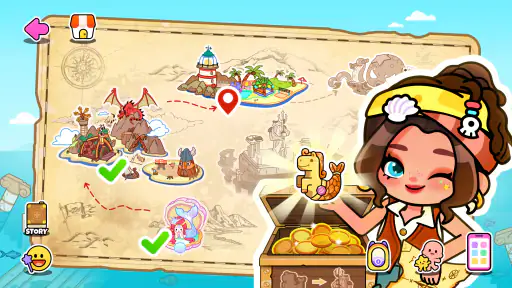 Aha World - Skap historier screenshot