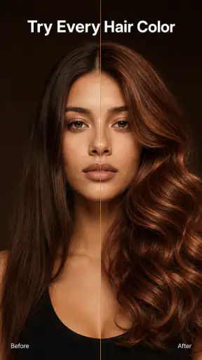 AI Hairstyle Try On & Color screenshot