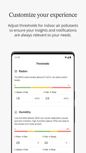 Airthings screenshot