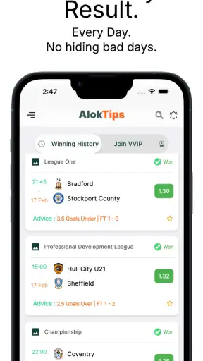 AlokTips Football Predictions screenshot