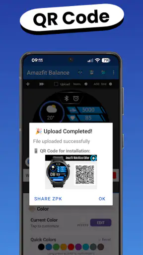 Amazfit Watchface Editor screenshot