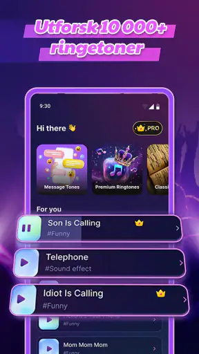 Android Ringetone Sanger screenshot
