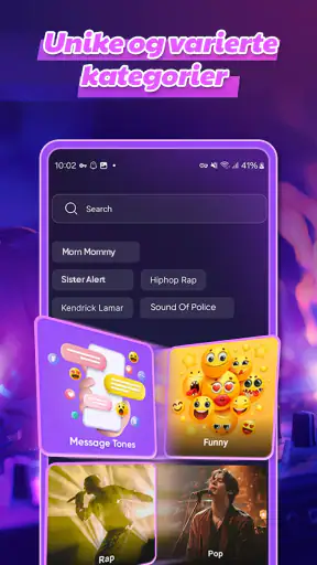 Android Ringetone Sanger screenshot