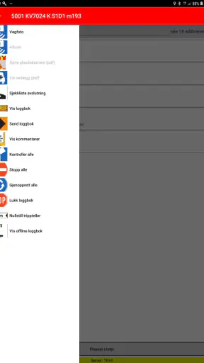 Arbeidsvarsling screenshot