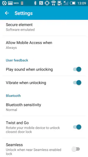ASSA ABLOY Mobile Access screenshot