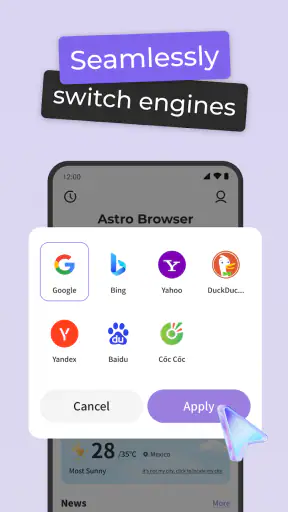 Astro Browser screenshot