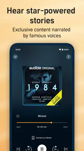 Audible – Lydbøker av Amazon screenshot
