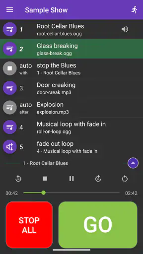 Audio Cues screenshot
