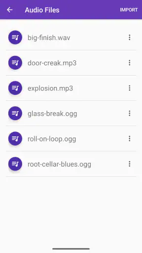 Audio Cues screenshot