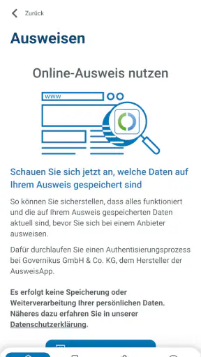 AusweisApp Bund screenshot