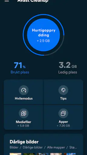 Avast Cleanup – opprydding screenshot