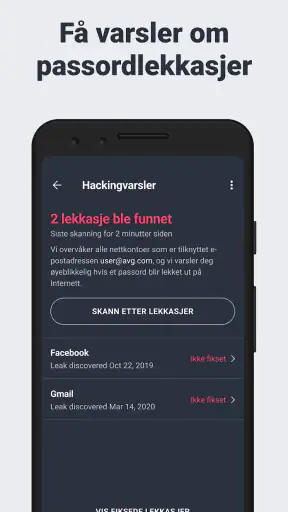 AVG AntiVirus & Sikkerhet screenshot