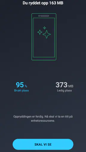 AVG Cleaner – opprydding screenshot