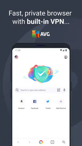 AVG Secure Browser screenshot